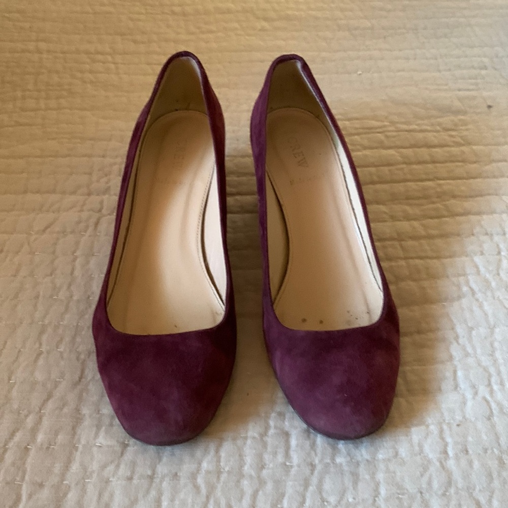 J Crew burgundy pump